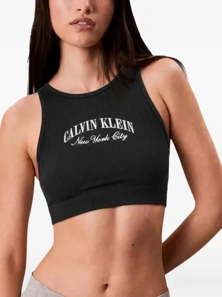 Sutien Calvin Klein Underwear cu imagine negru