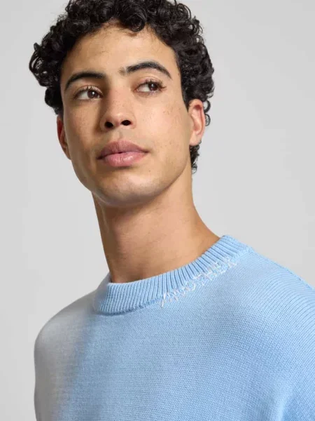 Sweter z dzianiny z cieniowaniem model ‘ANOTHER STICH’ Another Cotton Lab