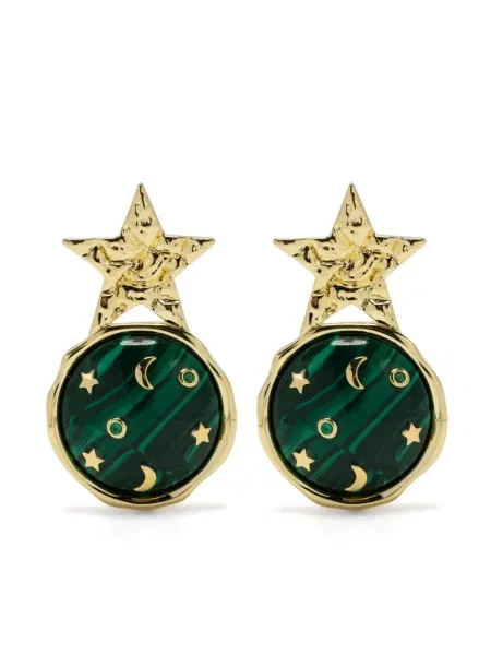 Обеци Eshvi зелено