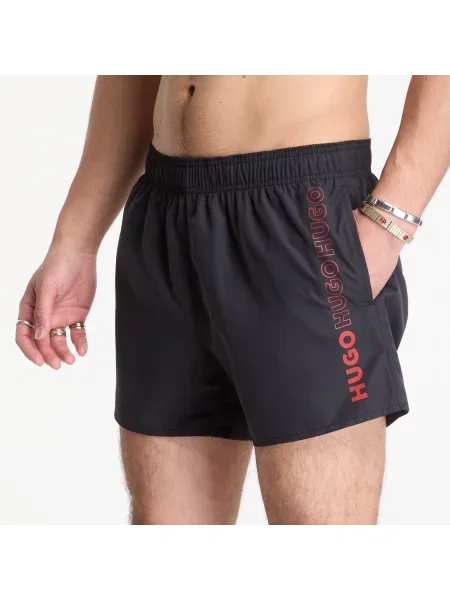 HUGO pantaloni scurți de baie pentru bărbați TIKI negru
