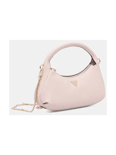 Guess torebka crossbody z imitacji skóry GILDA różowa