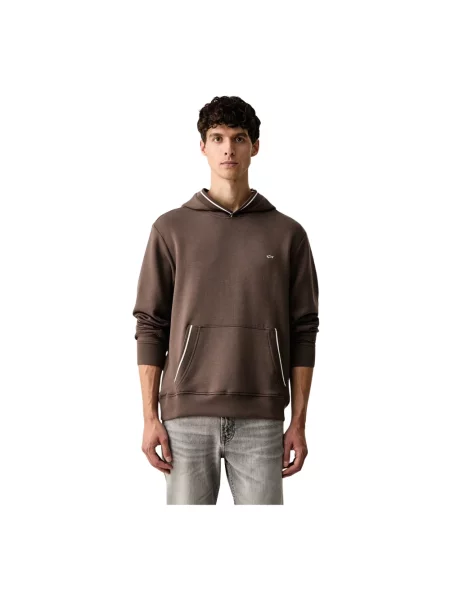 Bluza z kapturem Paul & Shark brązowa