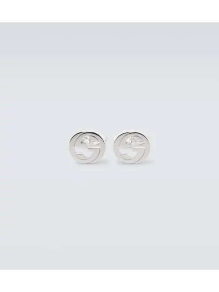 Manžetové knoflíčky Gucci stříbrné