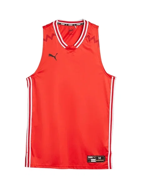 PUMA Sport top roșu / negru alb