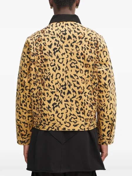 Geacă Wacko Maria de catifea cord cu imagine cu imprimeu animal print