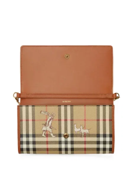 Colier Burberry în carouri cu bretele