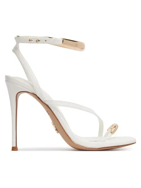 Klapki Steve Madden białe