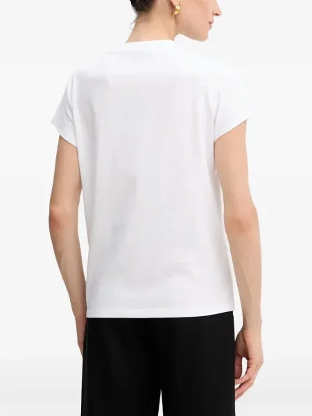 Stras tricou Guess alb
