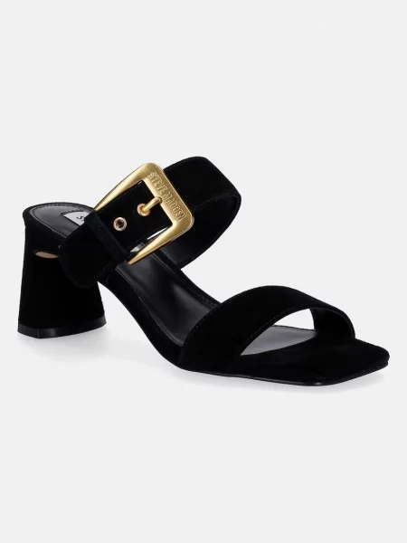 Steve Madden papuci din piele Toriann negru