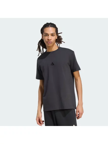 KOSZULKA Z MAŁYM LOGO ADIDAS KIT czarna