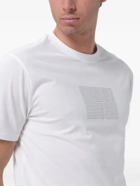 Μπλούζα Armani Exchange με σχέδιο λευκό