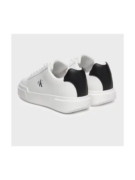 Pantofi Calvin Klein Jeans chunky alb