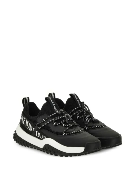 Sneakerși Versace Jeans Couture plasă negru