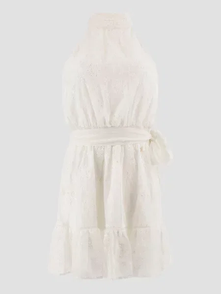 Платье миди Guess белое