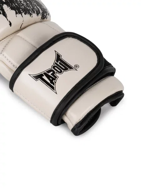 Tapout Sportske rukavice RUCTION ecru/prljavo / crna bijela