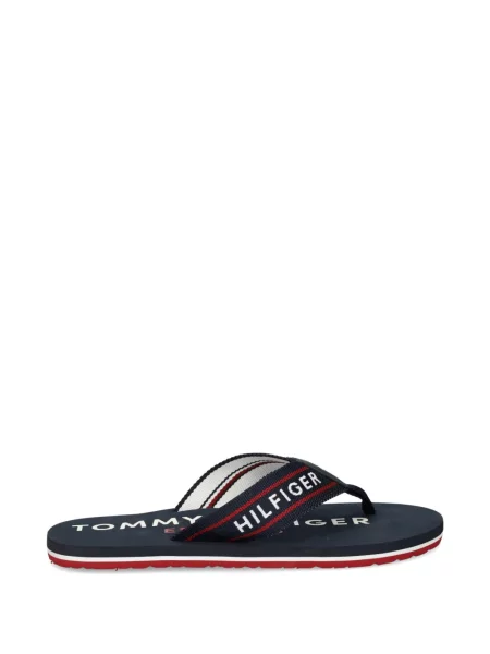 Klapki Tommy Hilfiger niebieskie