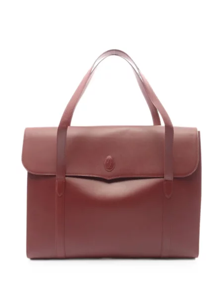 Geantă shopper Cartier din piele roșu