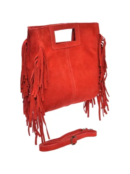 Geantă shopper Anna Luchini roșu