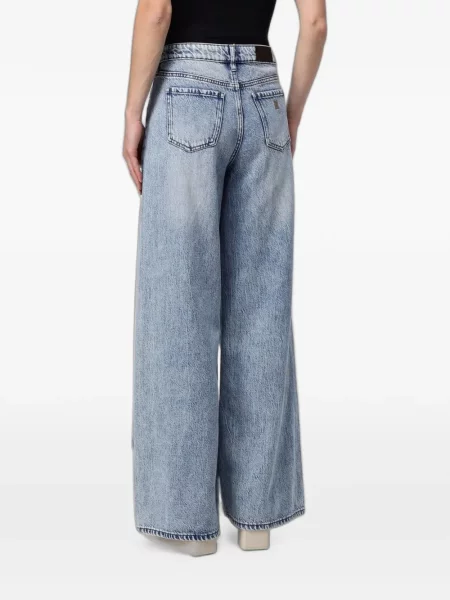 Blugi cu picior larg Armani Exchange albastru