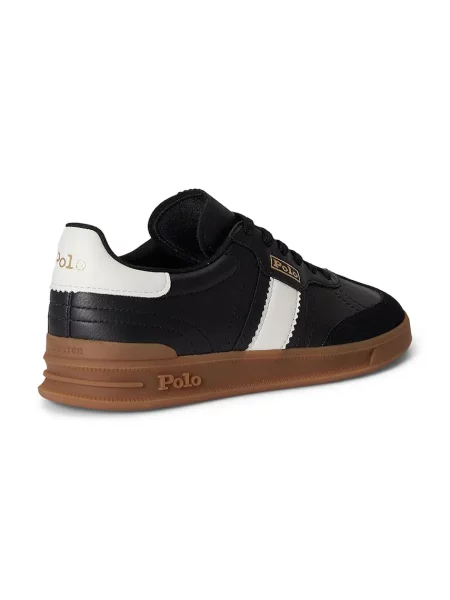 Polo Ralph Lauren Кожени маратонки Heritage Aera черно