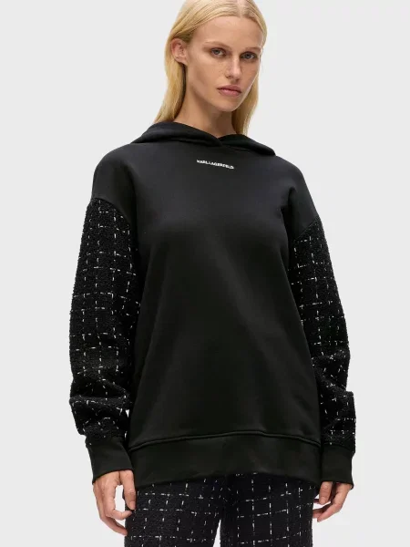 Букле толстовка Karl Lagerfeld чорна