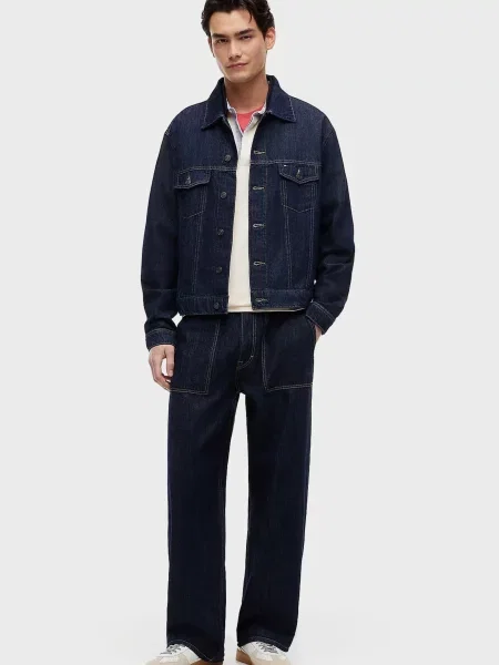 Джинсова куртка Tommy Jeans синя