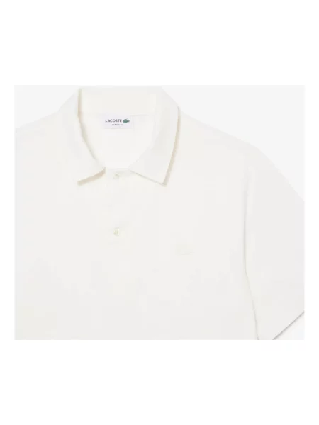 Haftowana koszulka polo Lacoste klasyczna biała