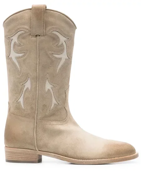 Botine Sartore din piele de căprioară