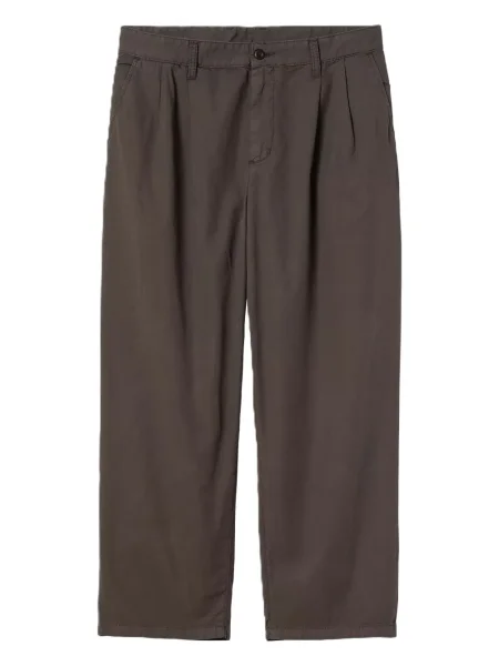 Pantaloni Carhartt Wip plisate maro