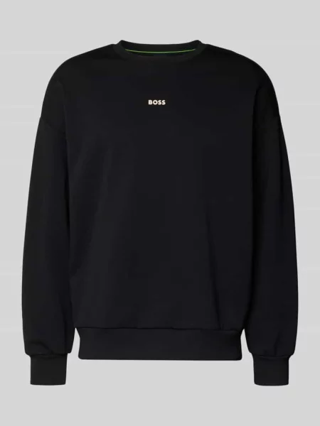 Boss Bluza Nierozpinana Stenson schwarz czarna
