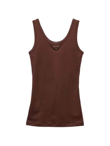 Top Prada tricotate maro