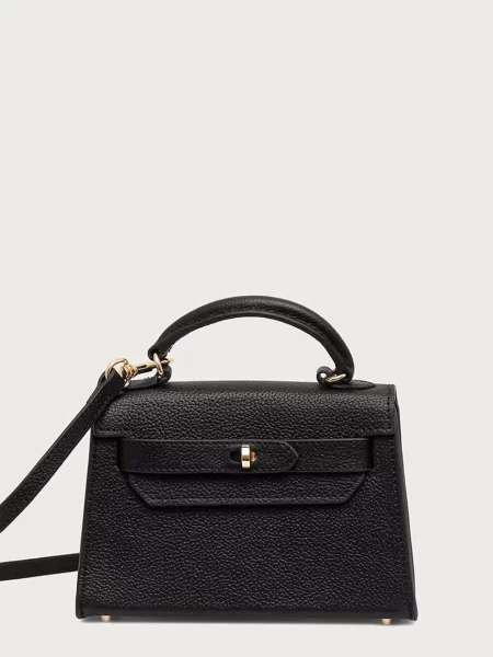 Silvian Heach geantă crossbody pentru femei din piele SANITA negru