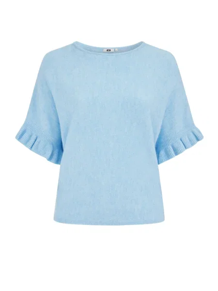 WE Fashion Pulover deschis albastru