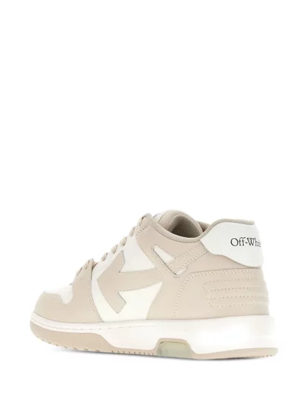 Bőr business sneaker Off-white fehér