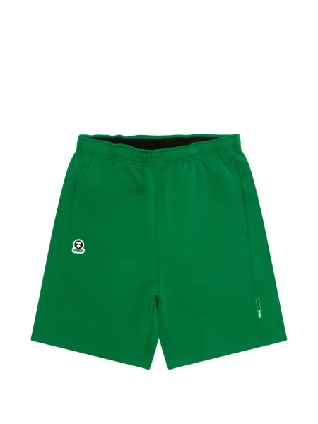 Pantaloni scurți Aape By A Bathing Ape cu broderie verde