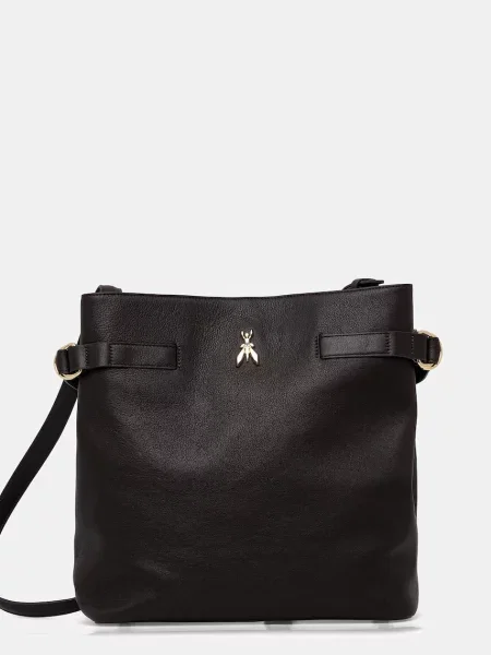 Patrizia Pepe torebka skórzana brązowy