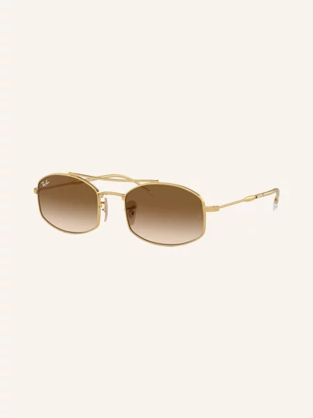 Ray-Ban Sluneční Brýle zlatá/ hnědý přechod zlaté