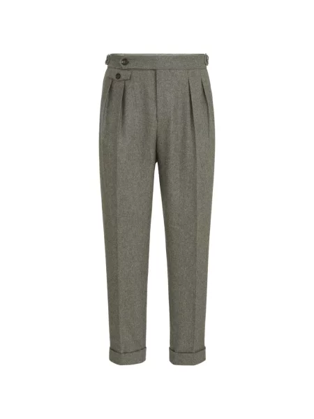 Pantaloni Brunello Cucinelli de lână gri