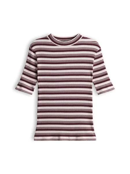 OPUS Tricou Sokira roşu închis alb