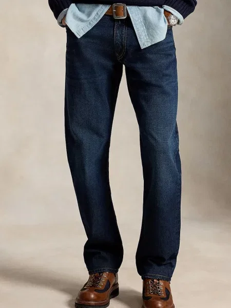Polo Ralph Lauren straight traperice za muškarce plava