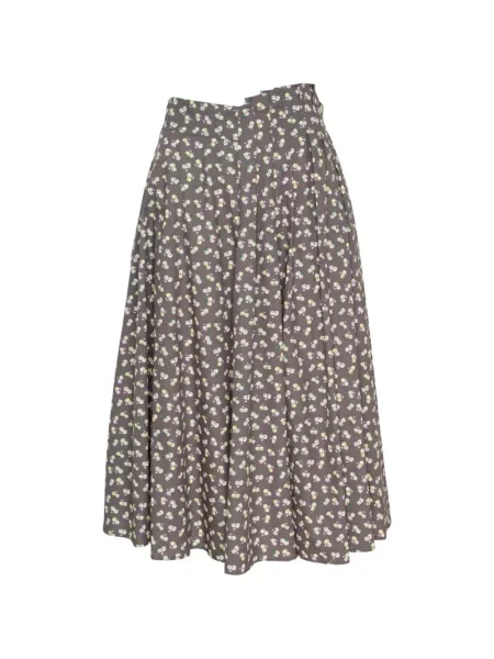 Fustă Msgm cu model floral cu imagine gri