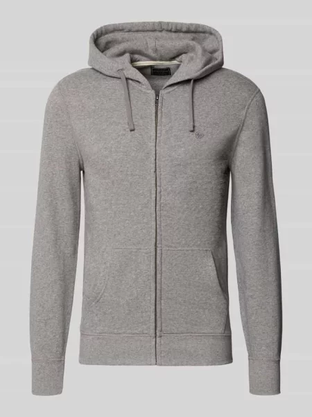 Bluza rozpinana o kroju regular fit z mieszanki bawełny z detalem z logo Superdry