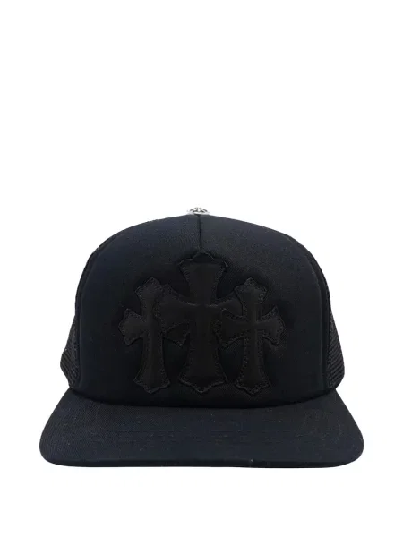 Căciulă Chrome Hearts cu motiv cu inimi negru