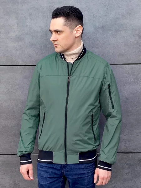 Бомбер Sun`s House зеленый