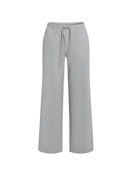 Stras pantaloni Karl Lagerfeld gri