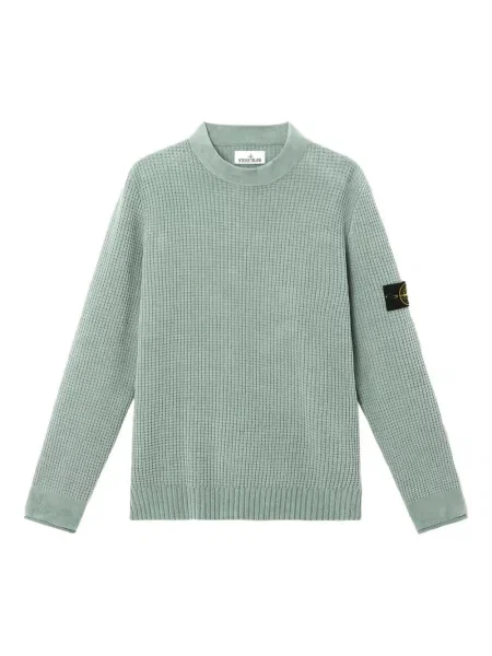 Pulover Stone Island cu strasuri verde
