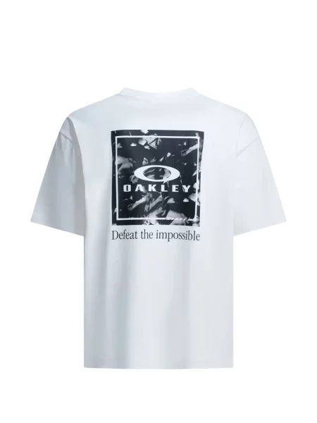Tricou Oakley cu imagine alb