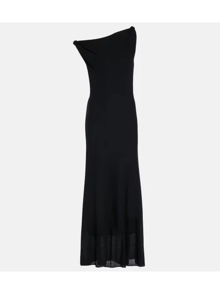 Rochie midi Sir până la genunchi de costum maro
