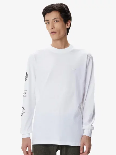 Лонгслив Lacoste белый