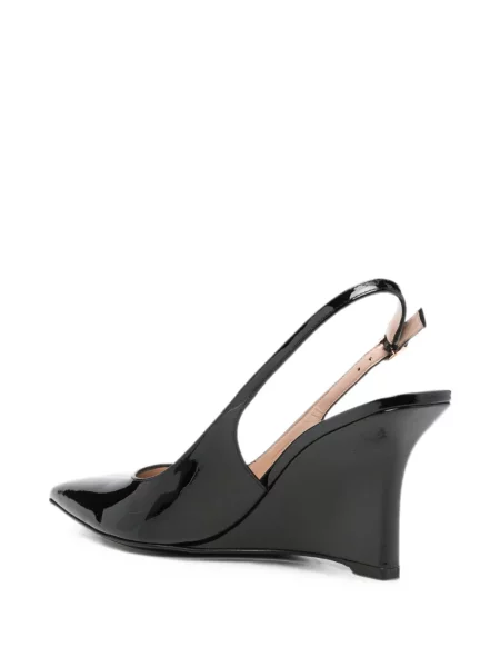 Pantofi cu toc Stuart Weitzman cu pană negru